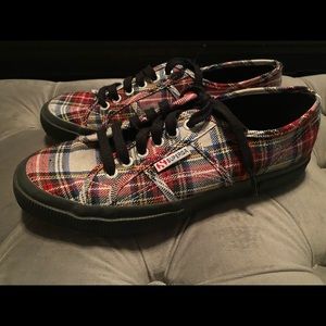 Superga Plaid Sneakers